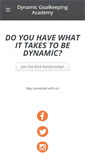 Mobile Screenshot of dynamicgoalkeepingacademy.com
