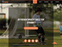 Tablet Screenshot of dynamicgoalkeepingacademy.com